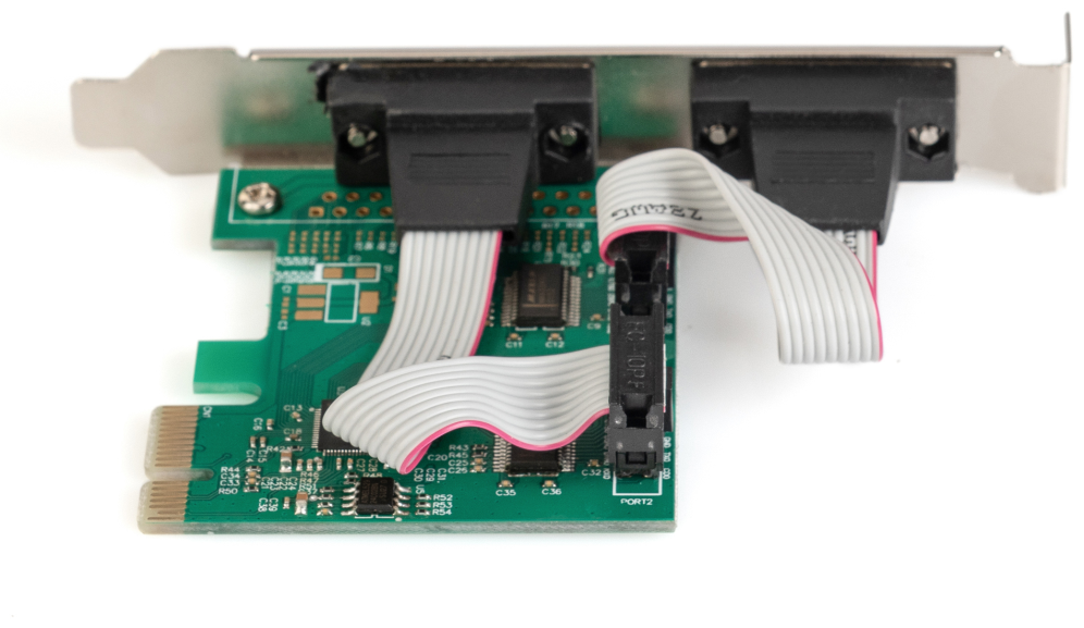TARJETA PCI-E DIGITUS 2 PUERTOS SERIE RS232 - detalle