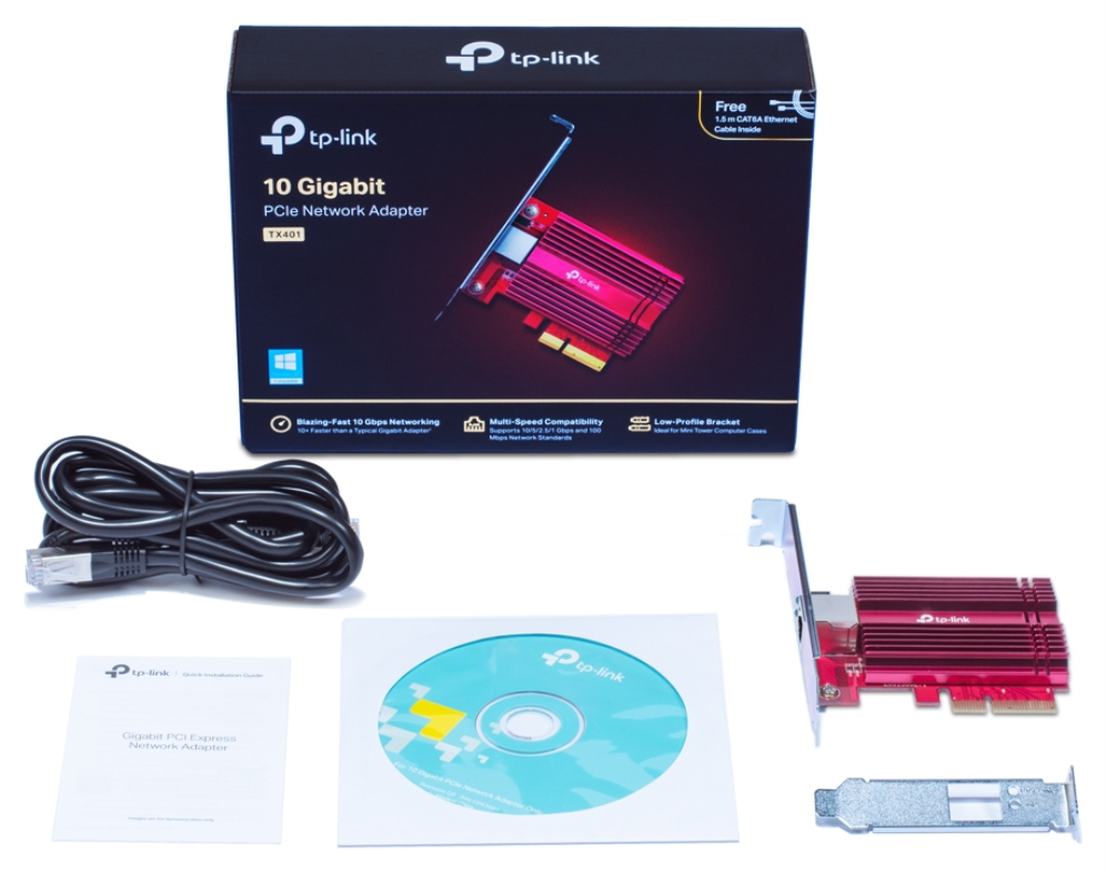 TARJETA PCI TP-LINK TX401 10 GIGABIT PCI - detalle