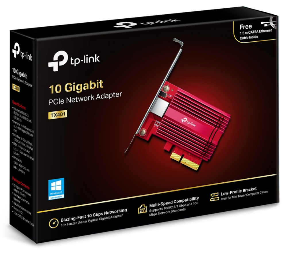 TARJETA PCI TP-LINK TX401 10 GIGABIT PCI - detalle
