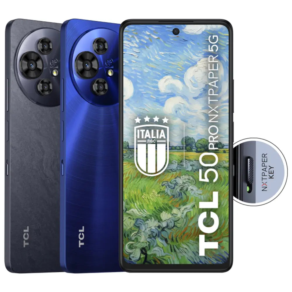 TCL 50 Pro NXTPAPER 5G 17.3 cm (6.8") SIM doble Android 14 USB Tipo C 8 GB 512 GB 5010 mAh Azul - detalle