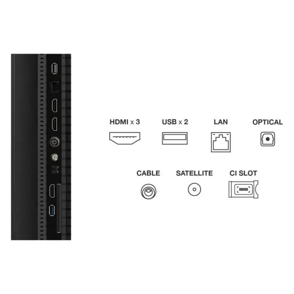 TCL 50P7K TV 50" UHD QLED GOOGLETV DOLBY ATMOS - detalle