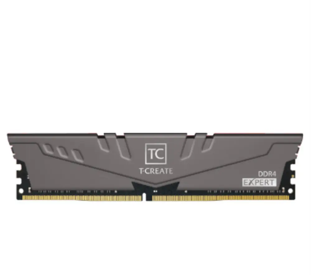 Módulo de memoria RAM DDR4 TEAMGROUP de 32 GB (2 x 16 GB), compatible con ordenadores y sistemas de alto rendimiento.