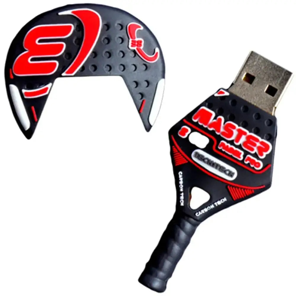 TECH ONE TECH Raqueta padel roja 32 Gb USB 2.0 - detalle