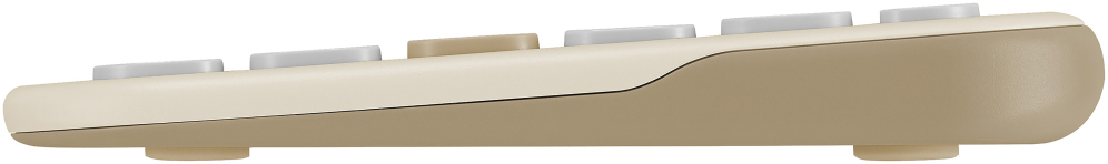 TECLADO ASUS KW100 INNALAMBRICO QWERTY BEIGE - detalle