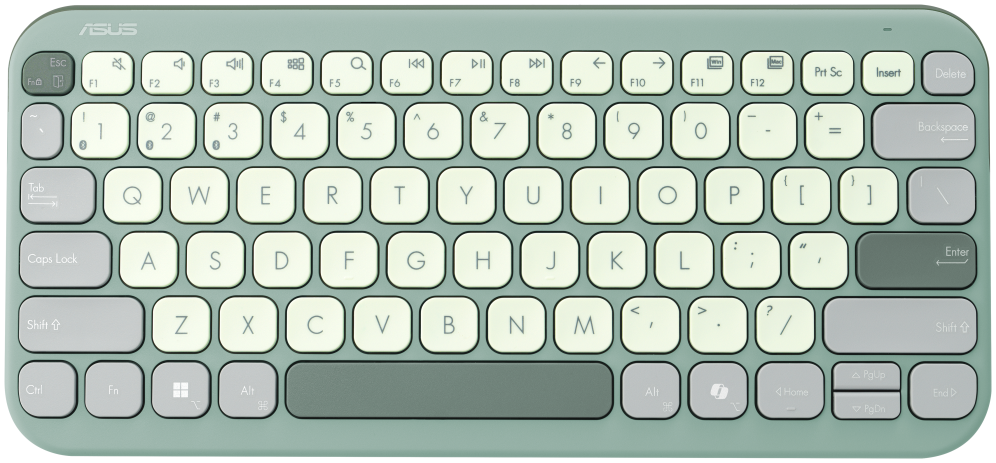 TECLADO ASUS KW100 INNALAMBRICO QWERTY GREEN