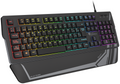 TECLADO GAMING GENESIS RHOD 350 USB RETROILUMINADO MEMBRANA NEGRO