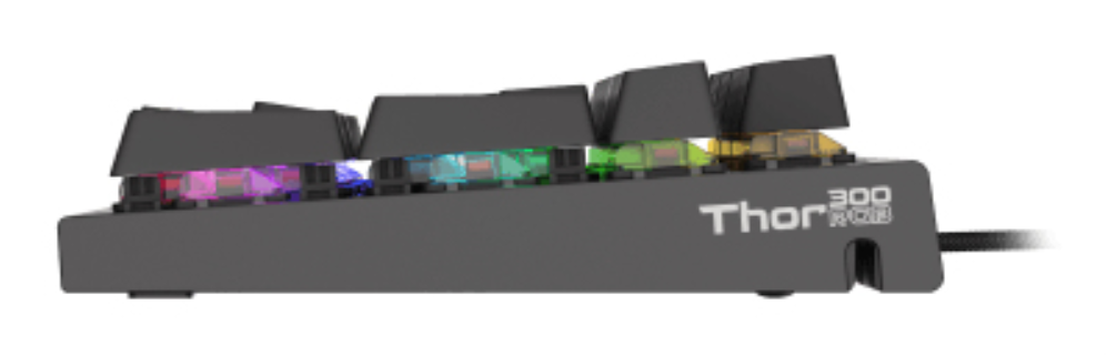 TECLADO GAMING GENESIS THOR 300 RGB US LAYOUT - detalle