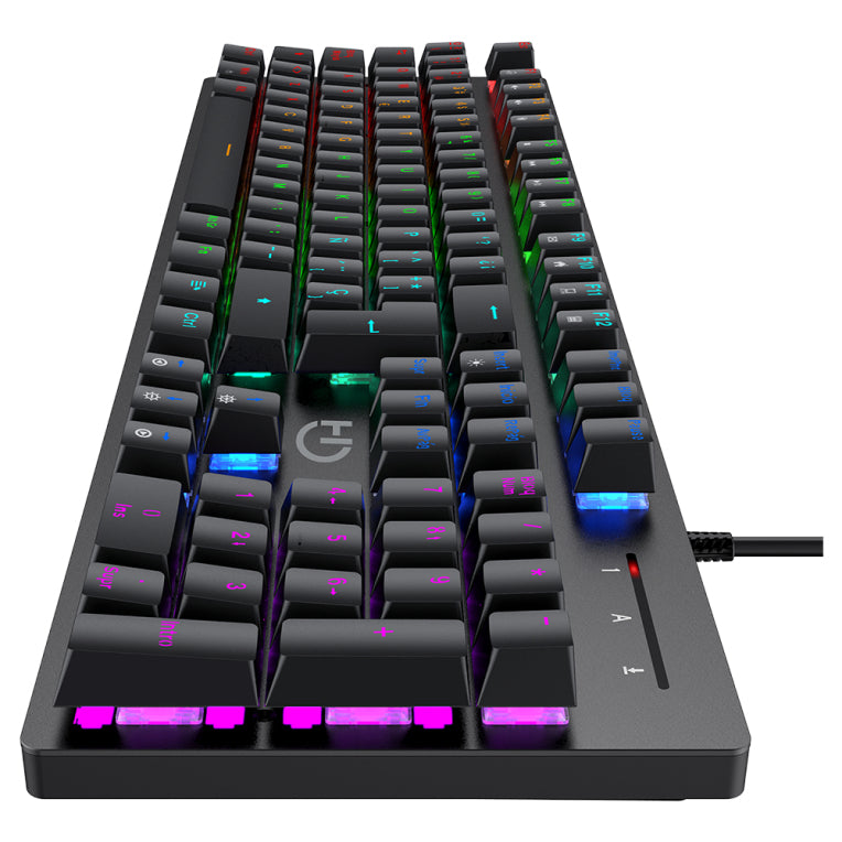 TECLADO GAMING HIDITEC GK400 USB RETROILUMINADO MECANICO NEGRO - detalle