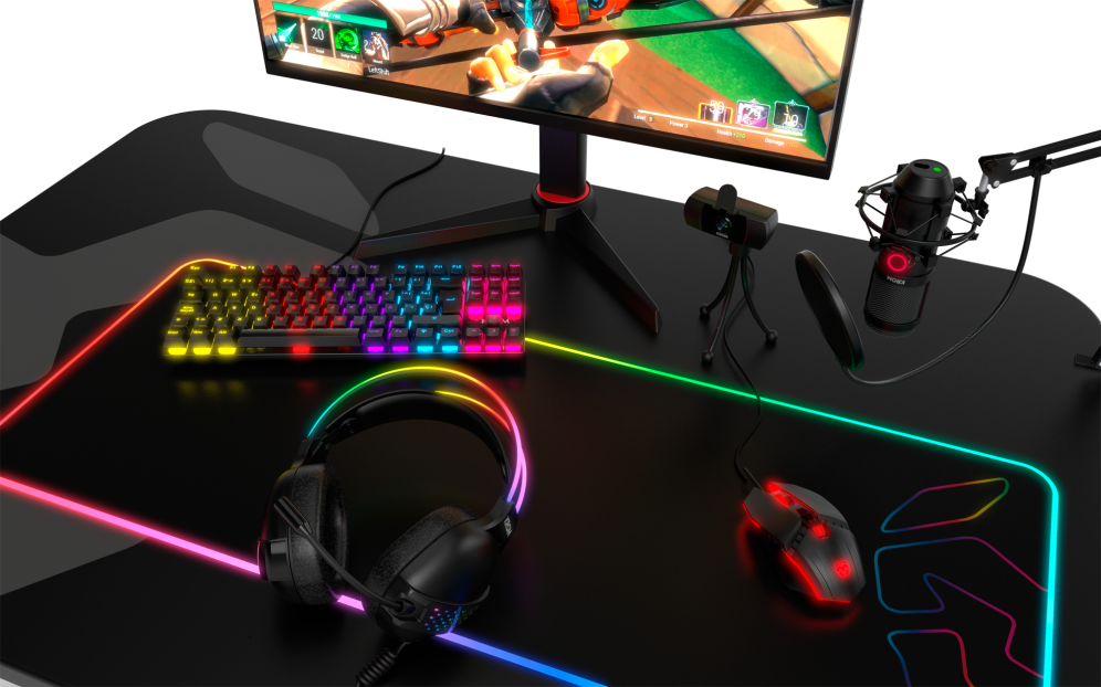 TECLADO GAMING KROM KASIC TKL RAINBOW ES USB RETROILUMINADO MECANICO NEGRO - detalle