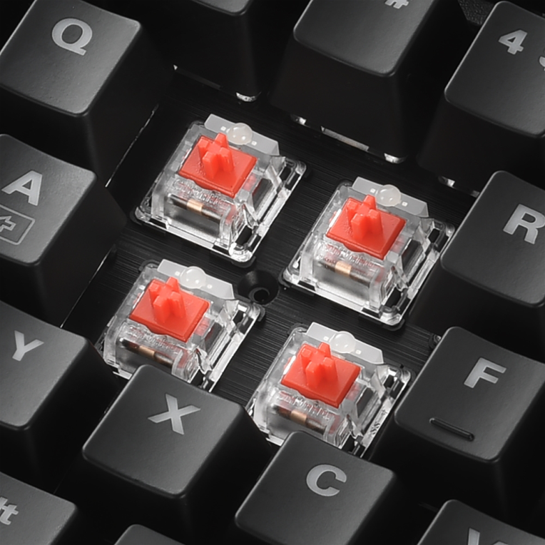 TECLADO GAMING SHARKOON SHARK SKILLER SGK30 RED PORTUGUES - detalle