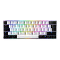 Sharkoon SGK50 S4 teclado Juego RF inalámbrica + USB QWERTY Portugués Blanco
