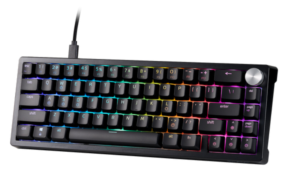 TECLADO GAMING XPG SORCERER MINI EN USB RETROILUMINADO MECANICO NEGRO - detalle