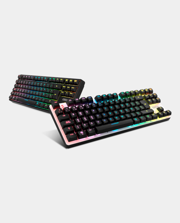 TECLADO KROM KERNEL PRO MINI INALAMBRICO RETROILUMINADO MECANICO NEGRO - detalle
