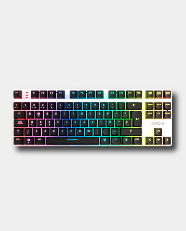 TECLADO KROM KERNEL PRO MINI INALAMBRICO RETROILUMINADO MECANICO NEGRO - detalle