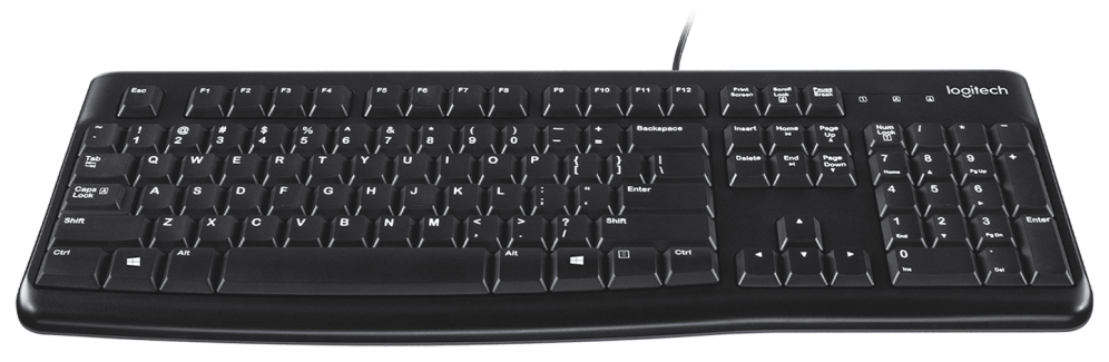 TECLADO LOGITECH K120 RETAIL USB NEGRO - detalle