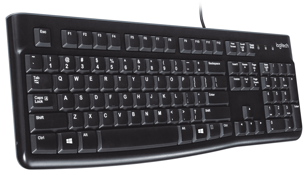 TECLADO LOGITECH K120 RETAIL USB NEGRO - detalle