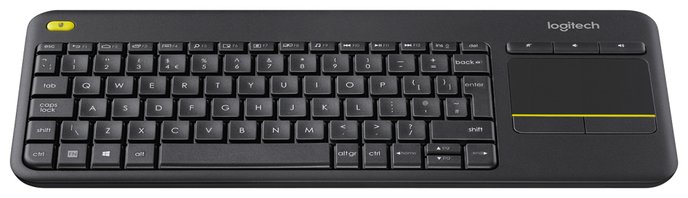 TECLADO LOGITECH K400 PLUS RF INALAMBRICO NEGRO - detalle