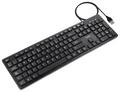TooQ Teclado silencioso USB. 105 teclas. Negro