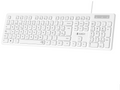 SUBBLIM Teclado Ergonómico Business Slim Silencioso con cable USB Blanco