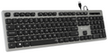 TECLADO SUBBLIM WIRED ERGO KEYS SILENT FLAT HQ USB GREY