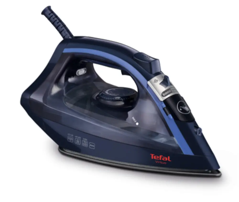 Tefal Virtuo FV 1713 Plancha vapor-seco 2000 W Azul - detalle