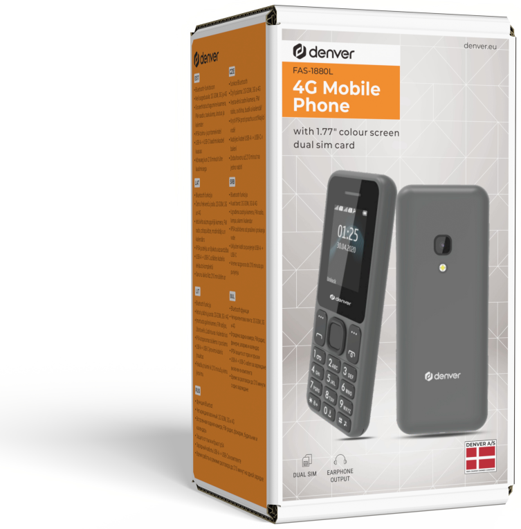 TELEFONO DENVER BASICO 4G - detalle