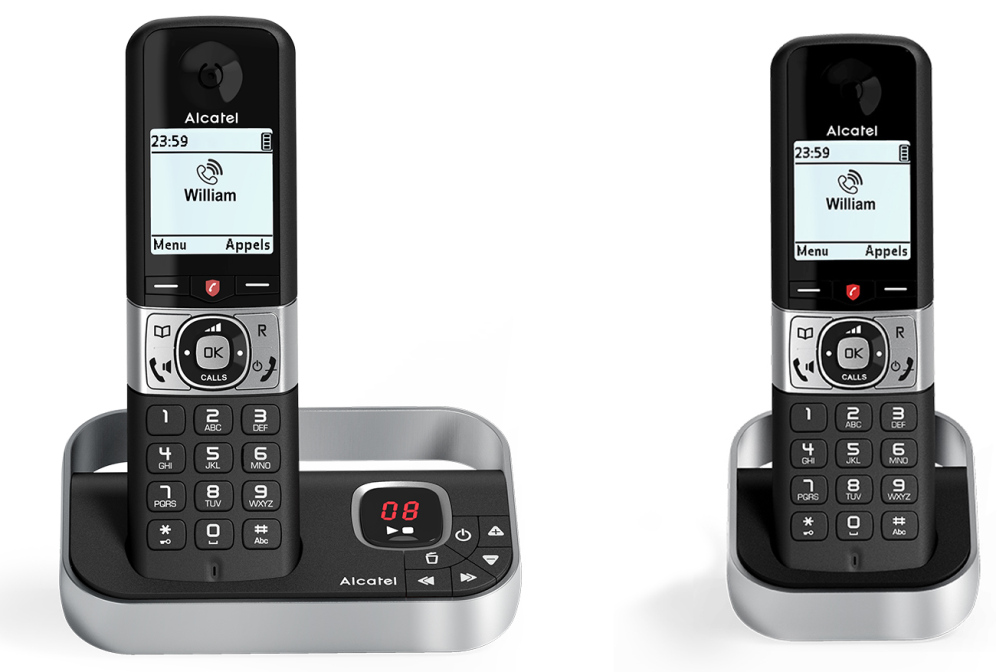 TELEFONO FIJO ALCATEL F890 VOICE DUO EU BLK