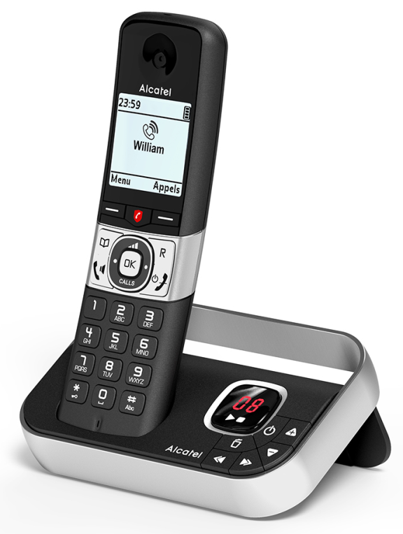 TELEFONO FIJO ALCATEL F890 VOICE DUO EU BLK - detalle