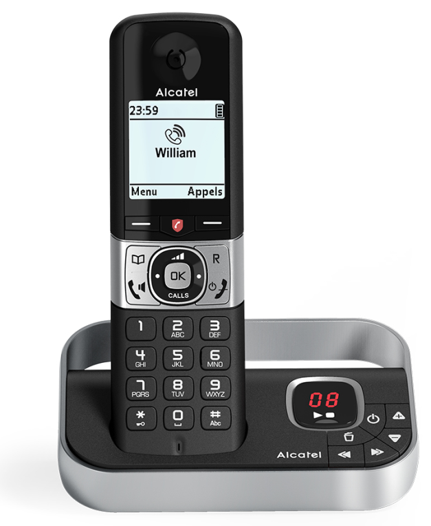 TELEFONO FIJO ALCATEL F890 VOICE DUO EU BLK - detalle