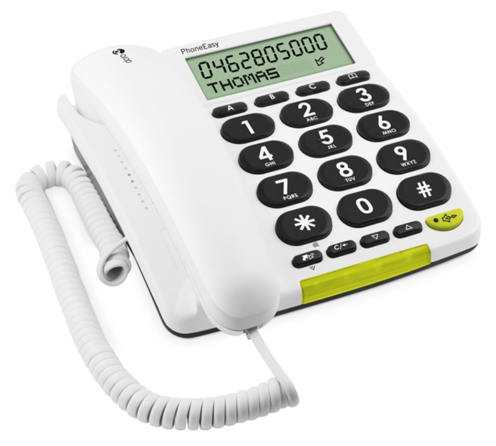 TELEFONO FIJO DORO PHONE EASY 312CS 1 BLANCO - detalle
