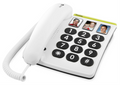 TELEFONO FIJO DORO PHONE EASY 331PH 1 BLANCO