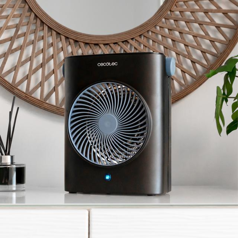 TERMOVENTILADOR READYWARM 2070 MAX CECOTEC FORCE NEGRO 2000W 2 NIVELES 3 MODOS - detalle