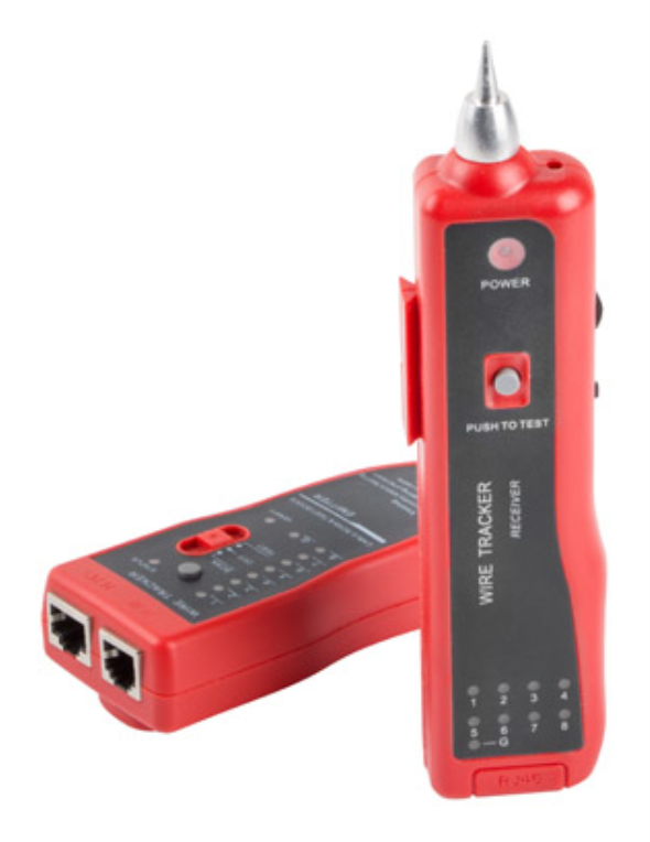TESTER LANBERG CABLE RASTREADOR DE PARES RJ-45, RJ-12, RJ-11, COAXIAL - detalle