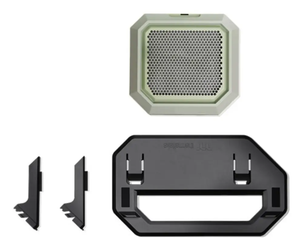 Kit de soporte de carcasa Thermaltake Mini Tower en verde matcha para convertir en rack, con bahías de montaje para ordenador.