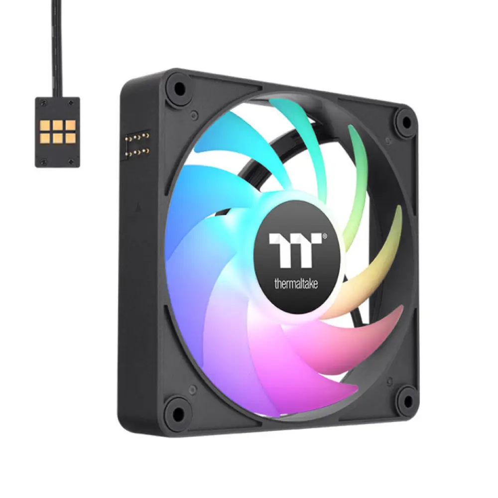 Thermaltake CL-F182-PL14SW-A sistema de refrigeración para ordenador Carcasa del ordenador Ventilador 14 cm Negro 3 piez