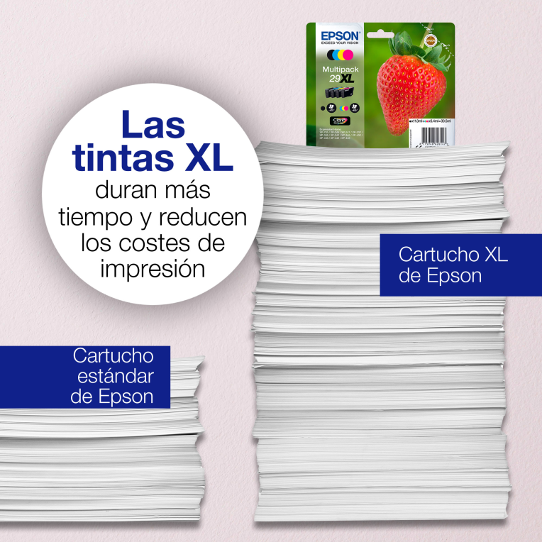 TINTA EPSON CLARIA 29XL MAGENTA XP235 XP332 XP335 XP432 XP435 - detalle