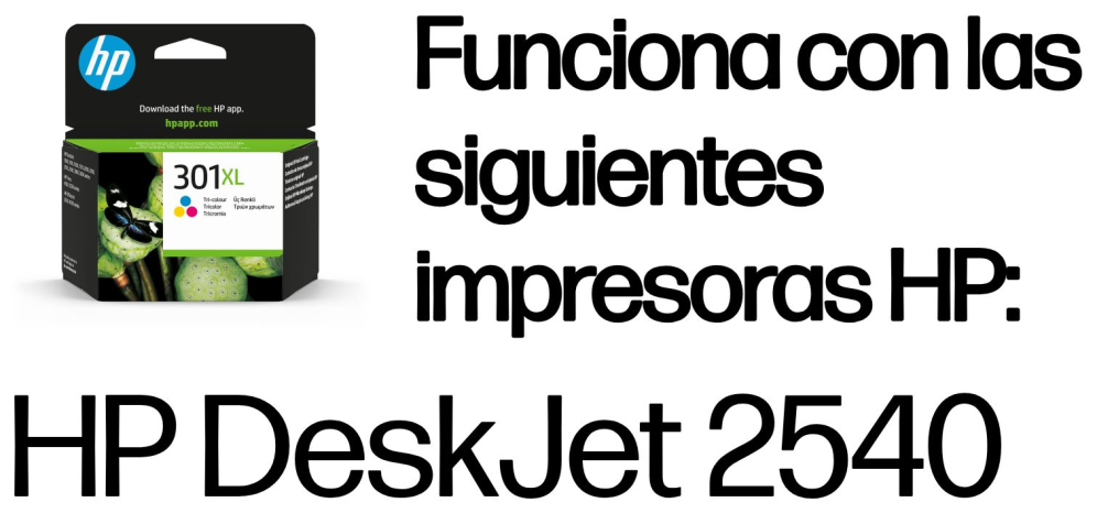 TINTA HP 301XL TRICOLOR - detalle