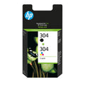 HP Paquete de 2 cartuchos de tinta Original 304 negro/tricolor