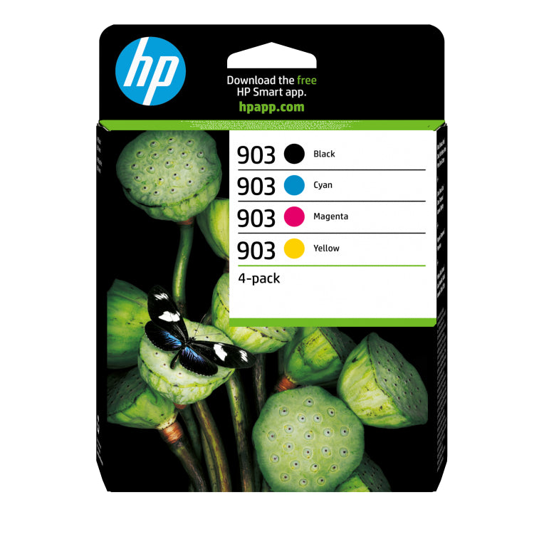 HP Paquete de 4 cartuchos de tinta Original 903 negro/cian/magenta/amarillo