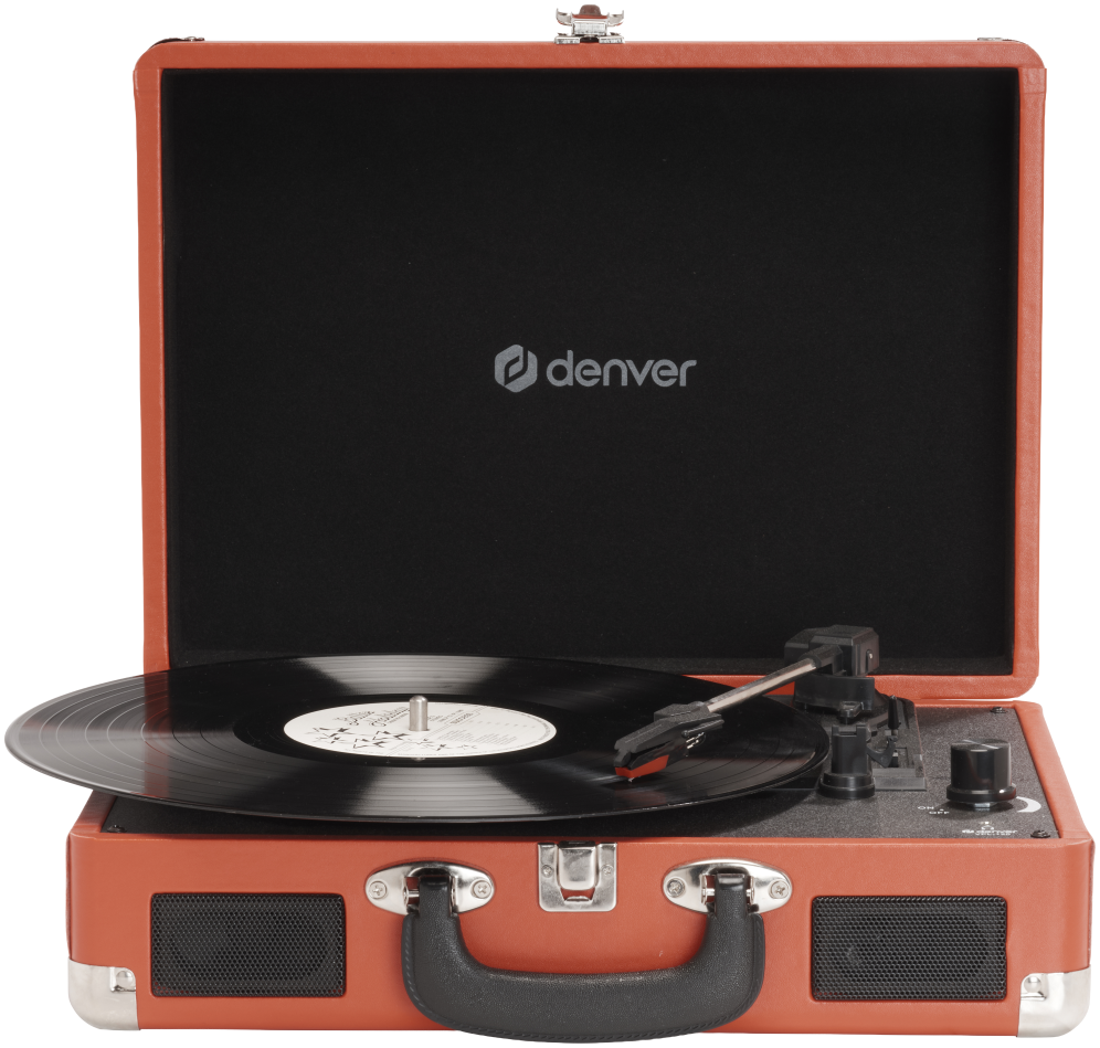 TOCADISCOS DENVER USB CON SOFTWARE DE GRABACION PARA PC ROJO - detalle