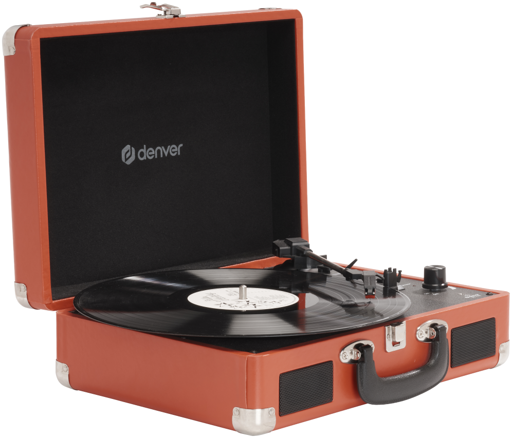 TOCADISCOS DENVER USB CON SOFTWARE DE GRABACION PARA PC ROJO - detalle