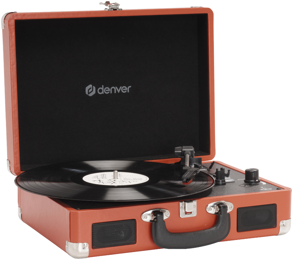 TOCADISCOS DENVER USB CON SOFTWARE DE GRABACION PARA PC ROJO - detalle