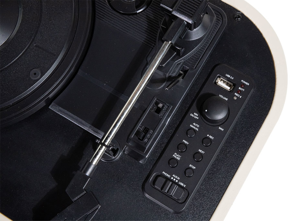TOCADISCOS TREVITT 1020 BT SALLY TURNTABLE +AW+ENCODING BEIGE - detalle