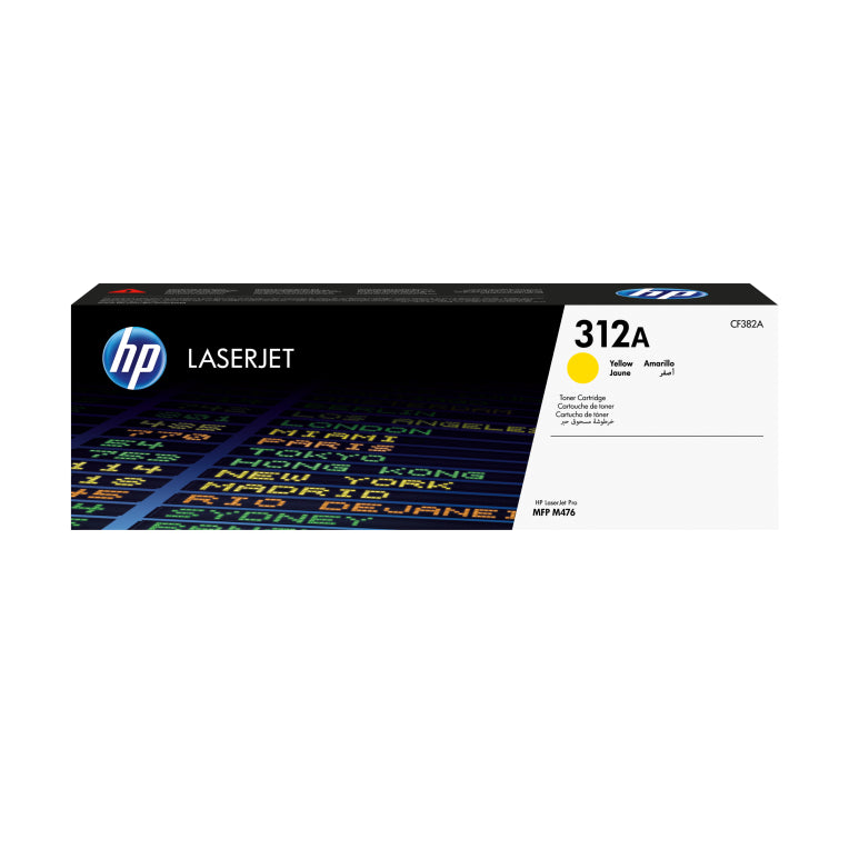 HP Cartucho de tóner 312A amarillo para LaserJet