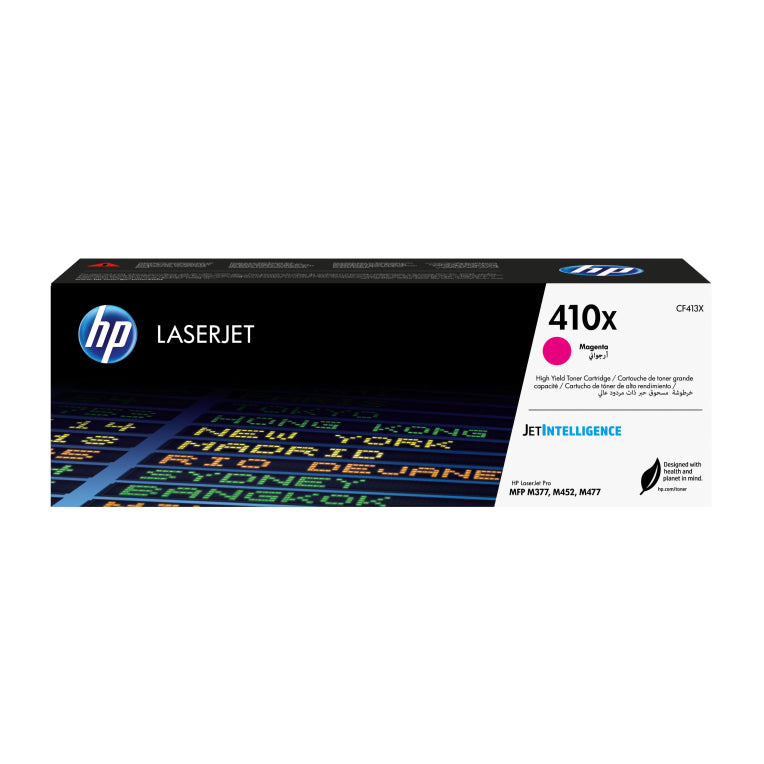 HP Cartucho de tóner original LaserJet 410X magenta de alta capacidad