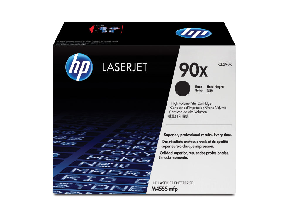 HP Cartucho de tóner original LaserJet 90X de alta capacidad negro