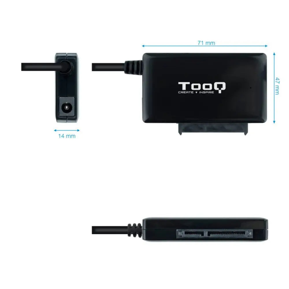 Tooq Adaptador USB 3.0 para discos 2,5"/3,5" - detalle