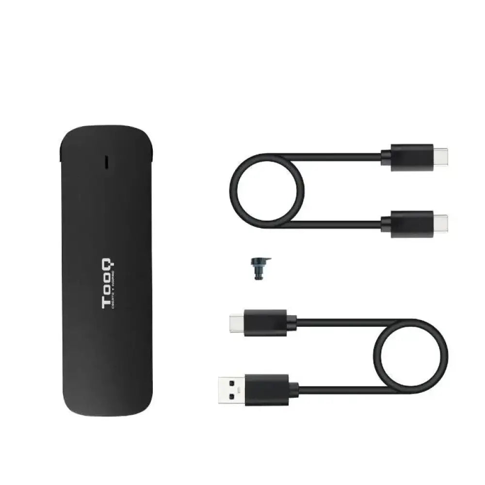 Tooq Caja Externa M.2 NVMe USB3.1 GEN2 Negra - detalle