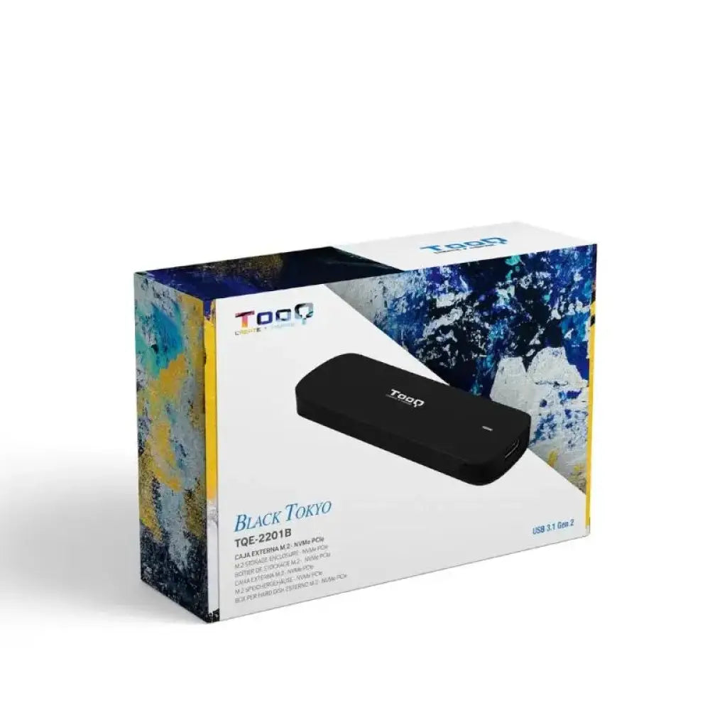 Tooq Caja Externa M.2 NVMe USB3.1 GEN2 Negra - detalle