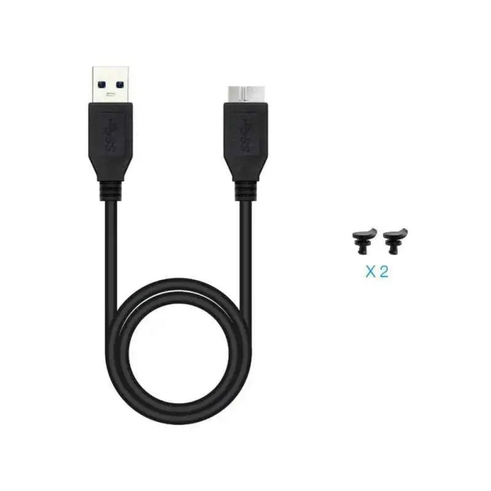 Caja externa TOOQ para discos SSD M.2 NGFF, con conexión USB, para almacenamiento externo y fácil transporte.